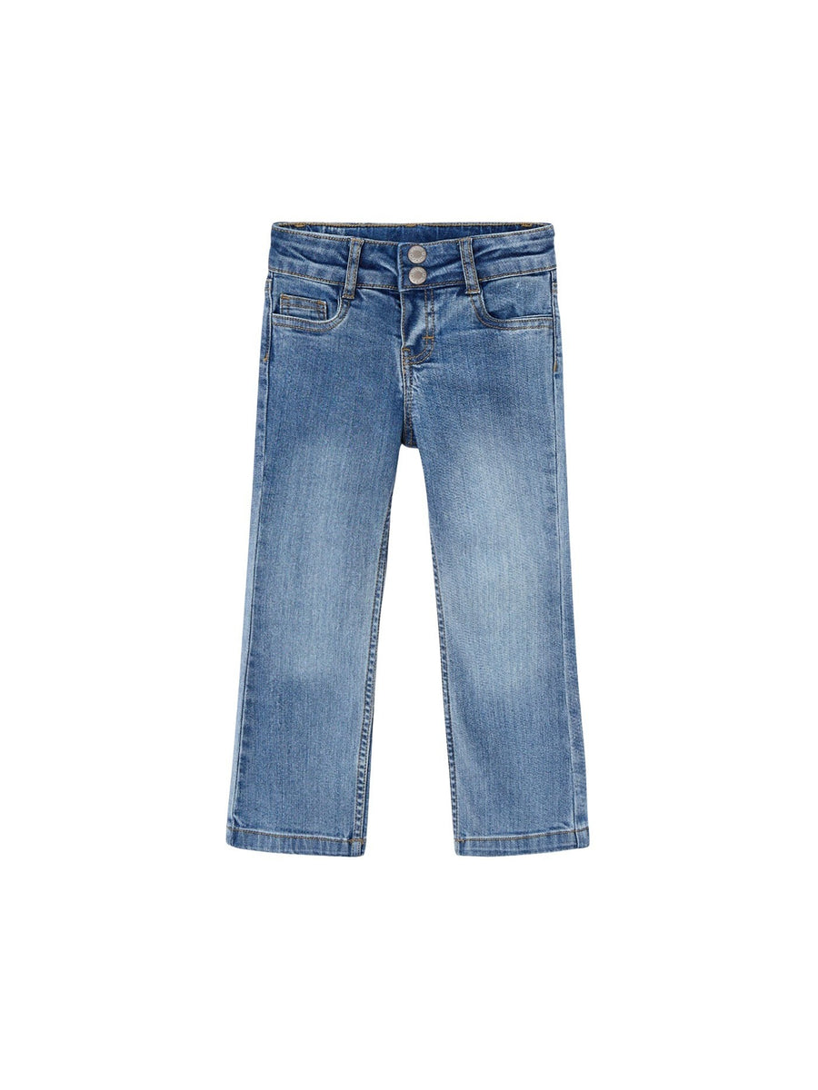 Jeans larga cintura baixa Claro (Ganga c/ Lavagem)  para Menina - Mayoral