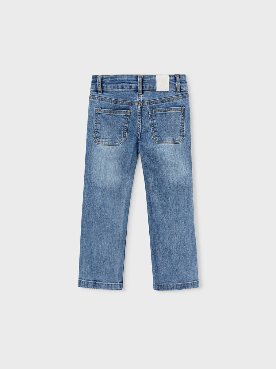 Jeans larga cintura baixa Claro (Ganga c/ Lavagem)  para Menina - Mayoral