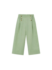 Calça fluida Musgo (Verde Alface)  para Menina - Mayoral