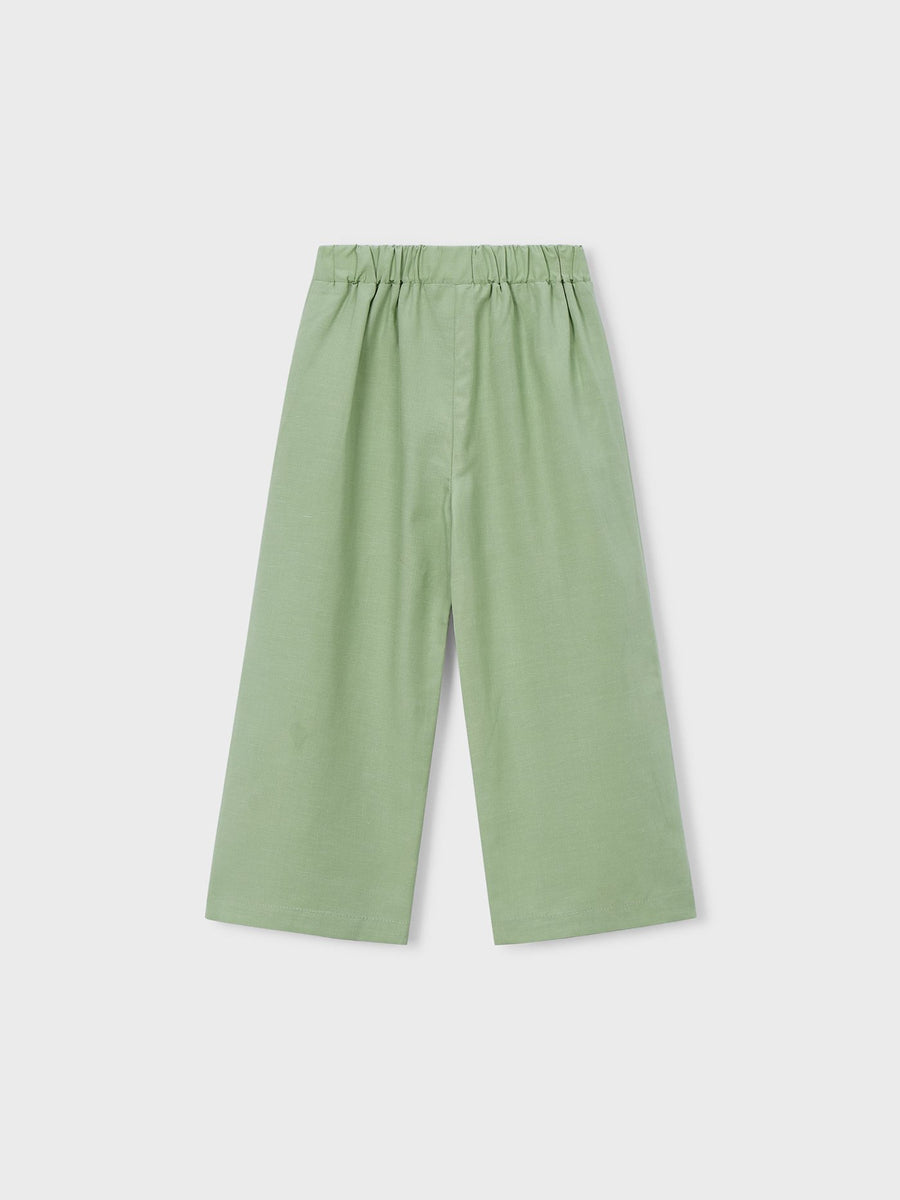 Calça fluida Musgo (Verde Alface)  para Menina - Mayoral