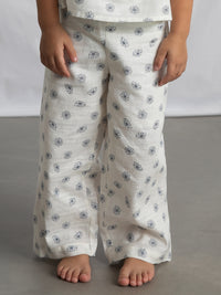 Conj. calça estampada Osso (Creme / Pérola)  para Menina - Mayoral