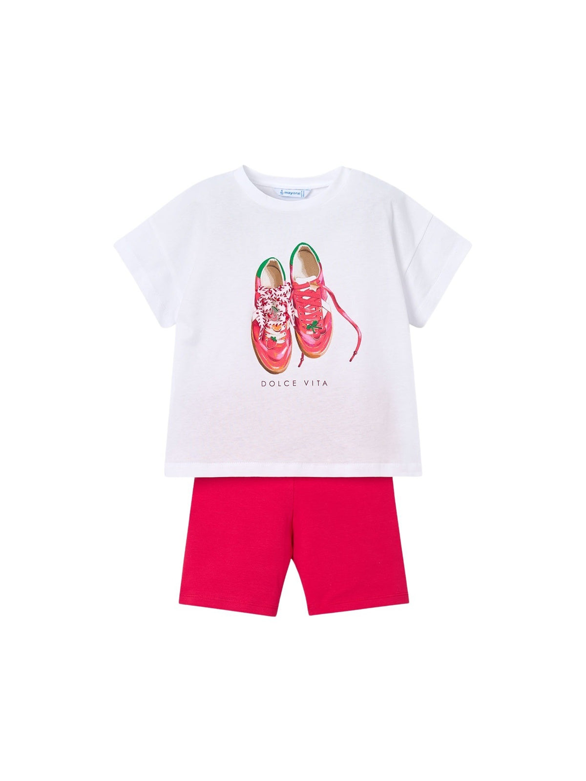 Conj. leggings de ciclismo Diospiro (Laranja Outono)  para Menina - Mayoral