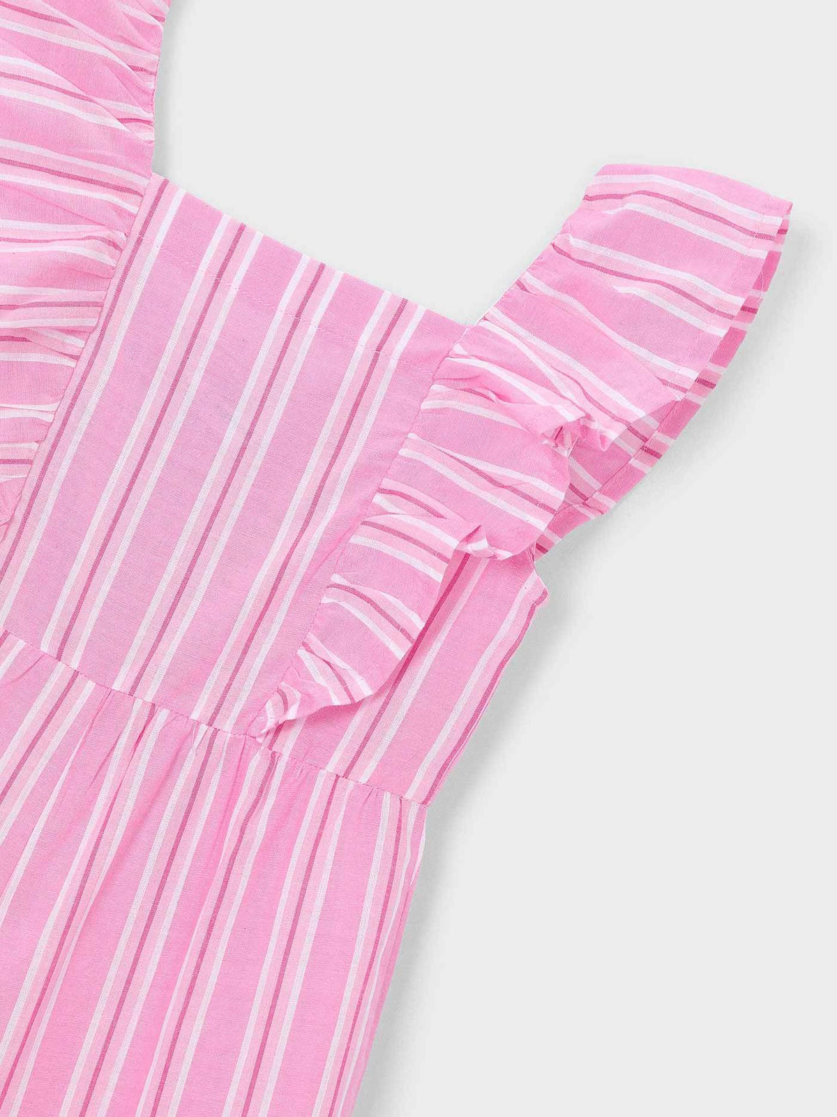Macacão riscas Candy (Rosa)  para Menina - Mayoral