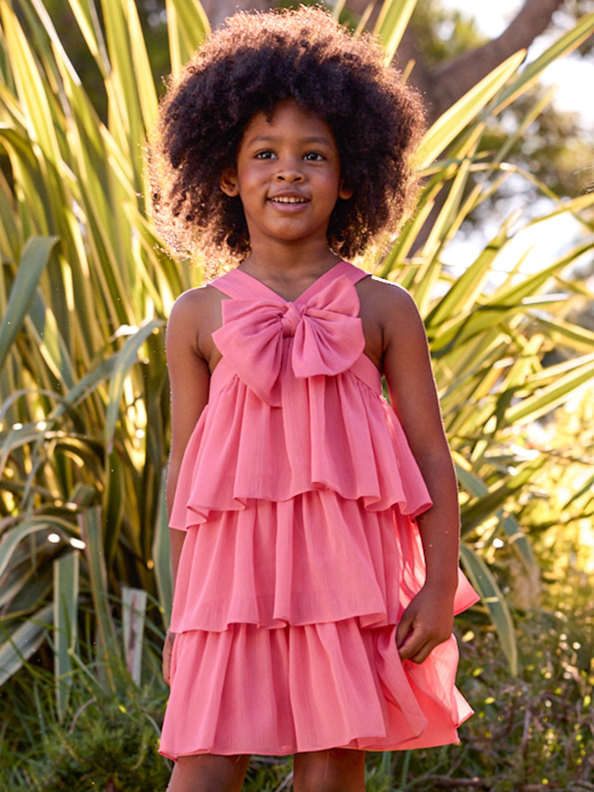 Vestido bambula Camélia (Rosa)  para Menina - Mayoral