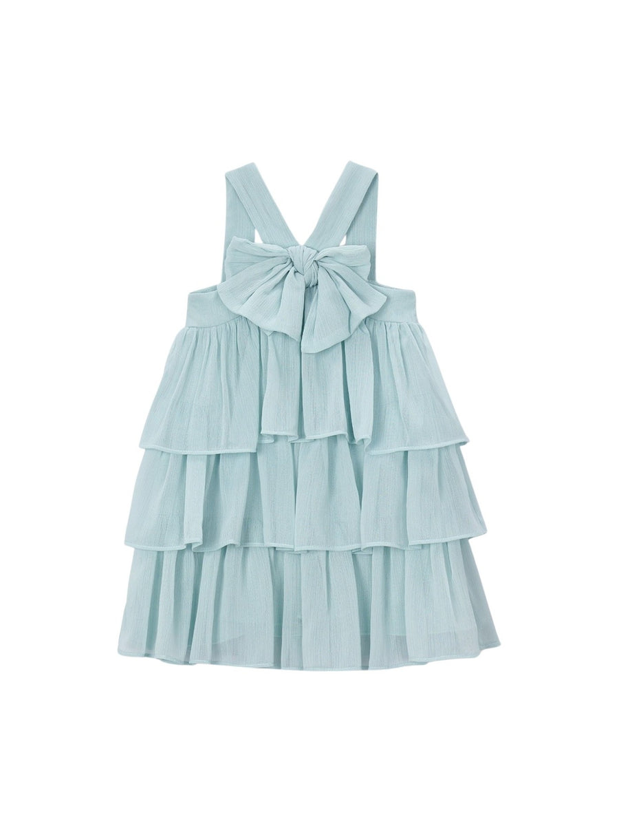 Vestido bambula Lago (Verde seco)  para Menina - Mayoral