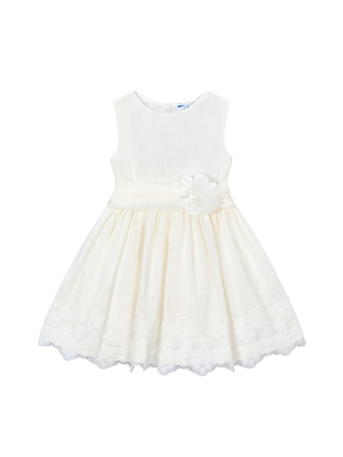 Vestido Crú (Creme / Pérola)  para Menina - Mayoral