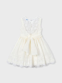 Vestido Crú (Creme / Pérola)  para Menina - Mayoral