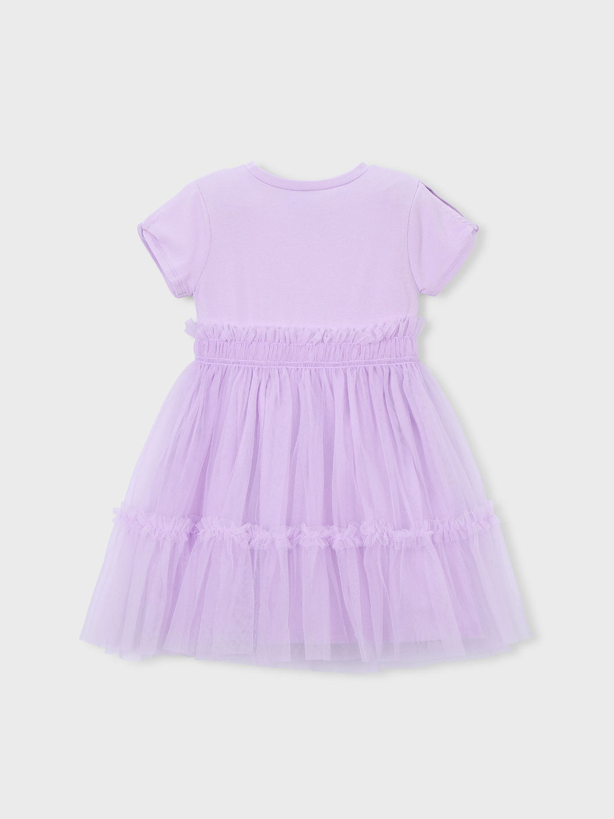 Vestido combinado Rosa malva (Rosa)  para Menina - Mayoral