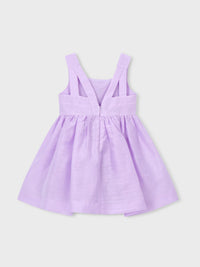 Vestido linho Rosa malva (Lilás)  para Menina - Mayoral