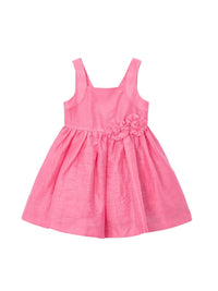Vestido linho Gerânio (Rosa)  para Menina - Mayoral
