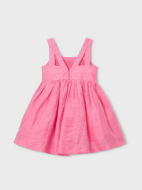 Vestido linho Gerânio (Rosa)  para Menina - Mayoral