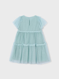 Vestido tule plumeti Lago (Verde seco)  para Menina - Mayoral