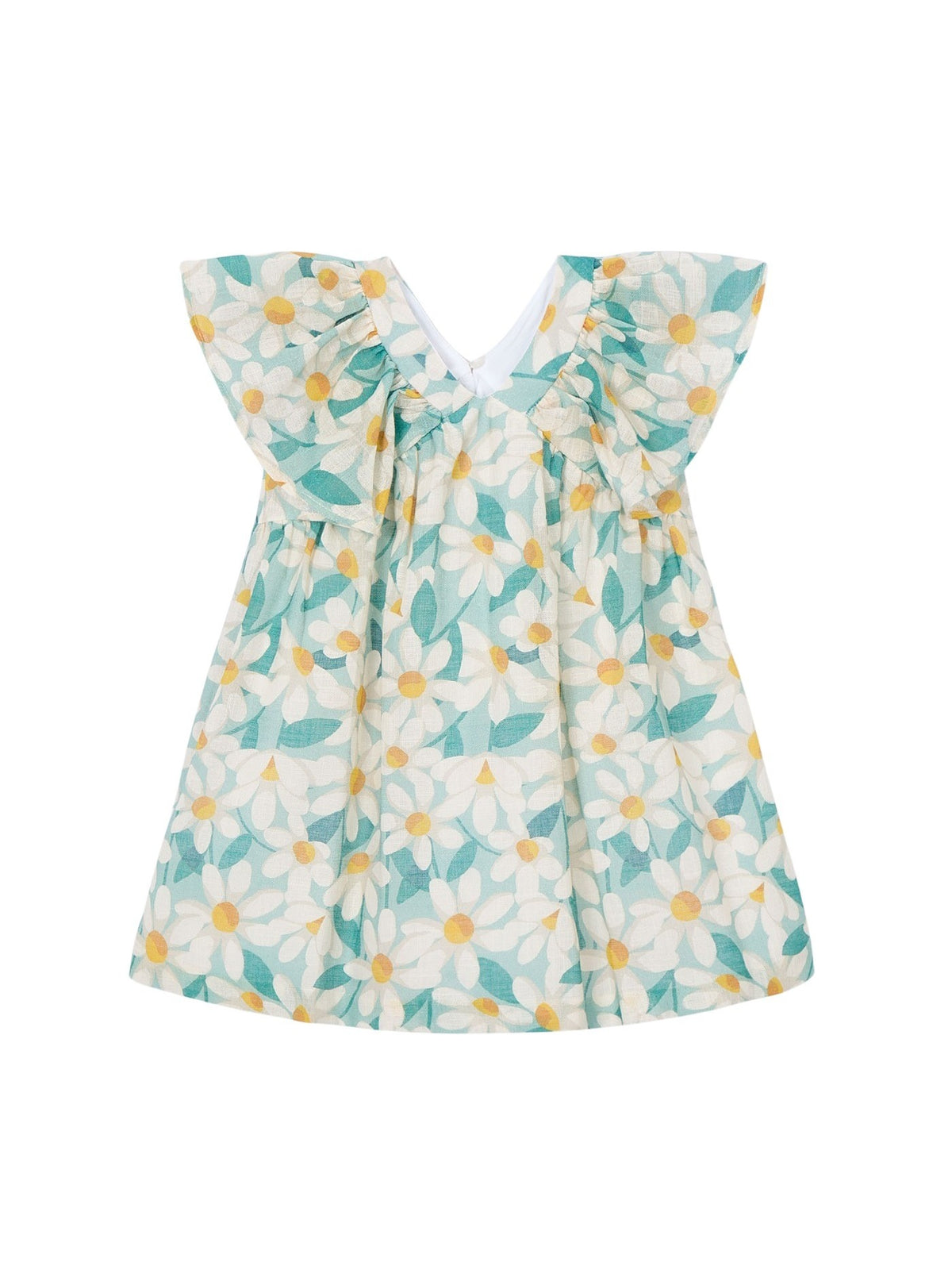 Vestido estampado Lago (Verde seco)  para Menina - Mayoral