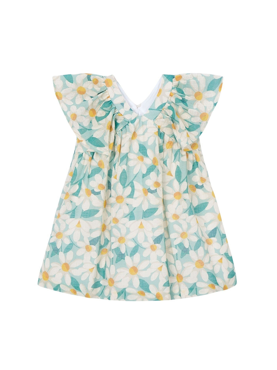 Vestido estampado Lago (Verde seco)  para Menina - Mayoral