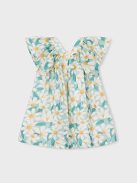 Vestido estampado Lago (Verde seco)  para Menina - Mayoral
