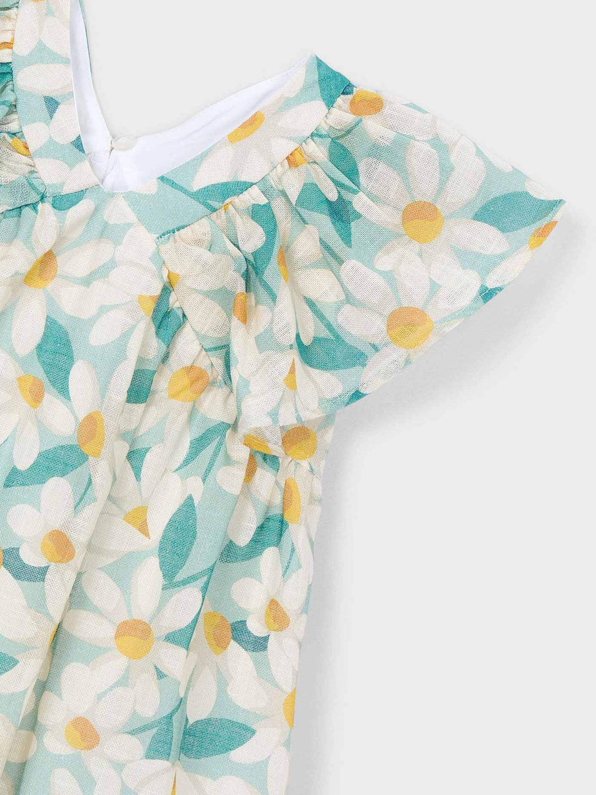 Vestido estampado Lago (Verde seco)  para Menina - Mayoral