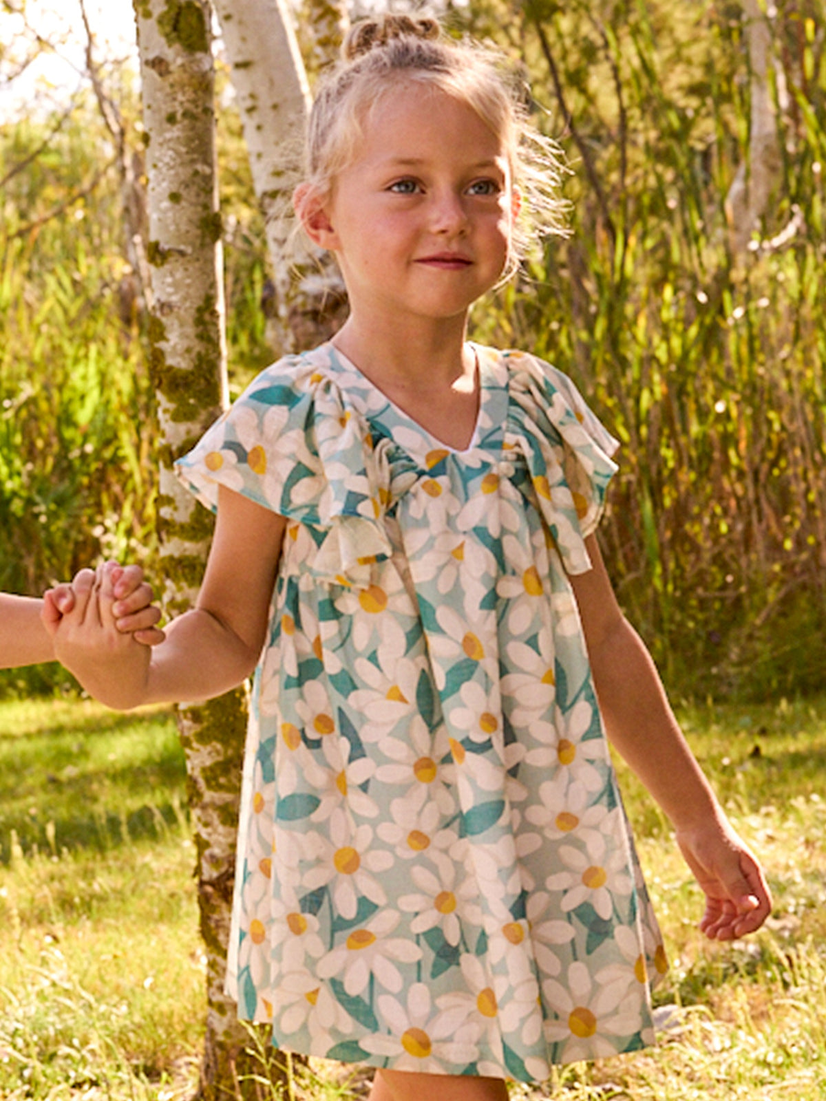 Vestido estampado Lago (Verde seco)  para Menina - Mayoral
