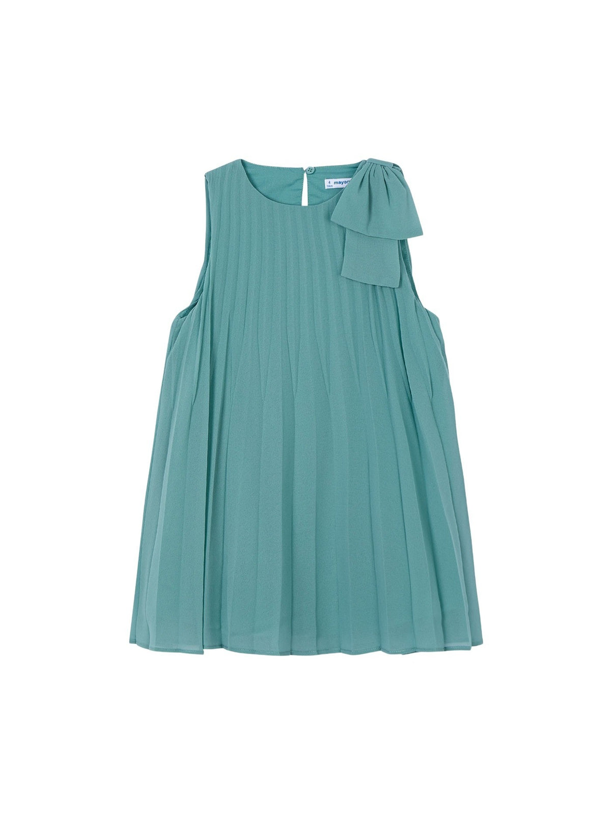 Vestido plissado Menta (Verde seco)  para Menina - Mayoral