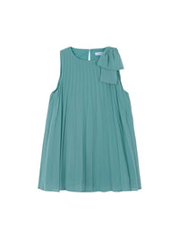 Vestido plissado Menta (Verde seco)  para Menina - Mayoral