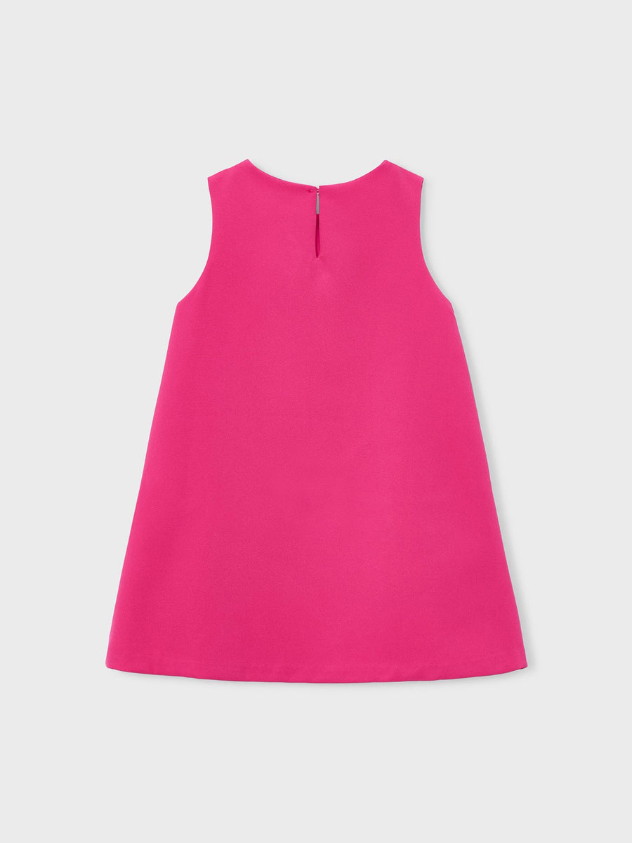 Vestido floral em crepe Clavel (Fúcsia)  para Menina - Mayoral