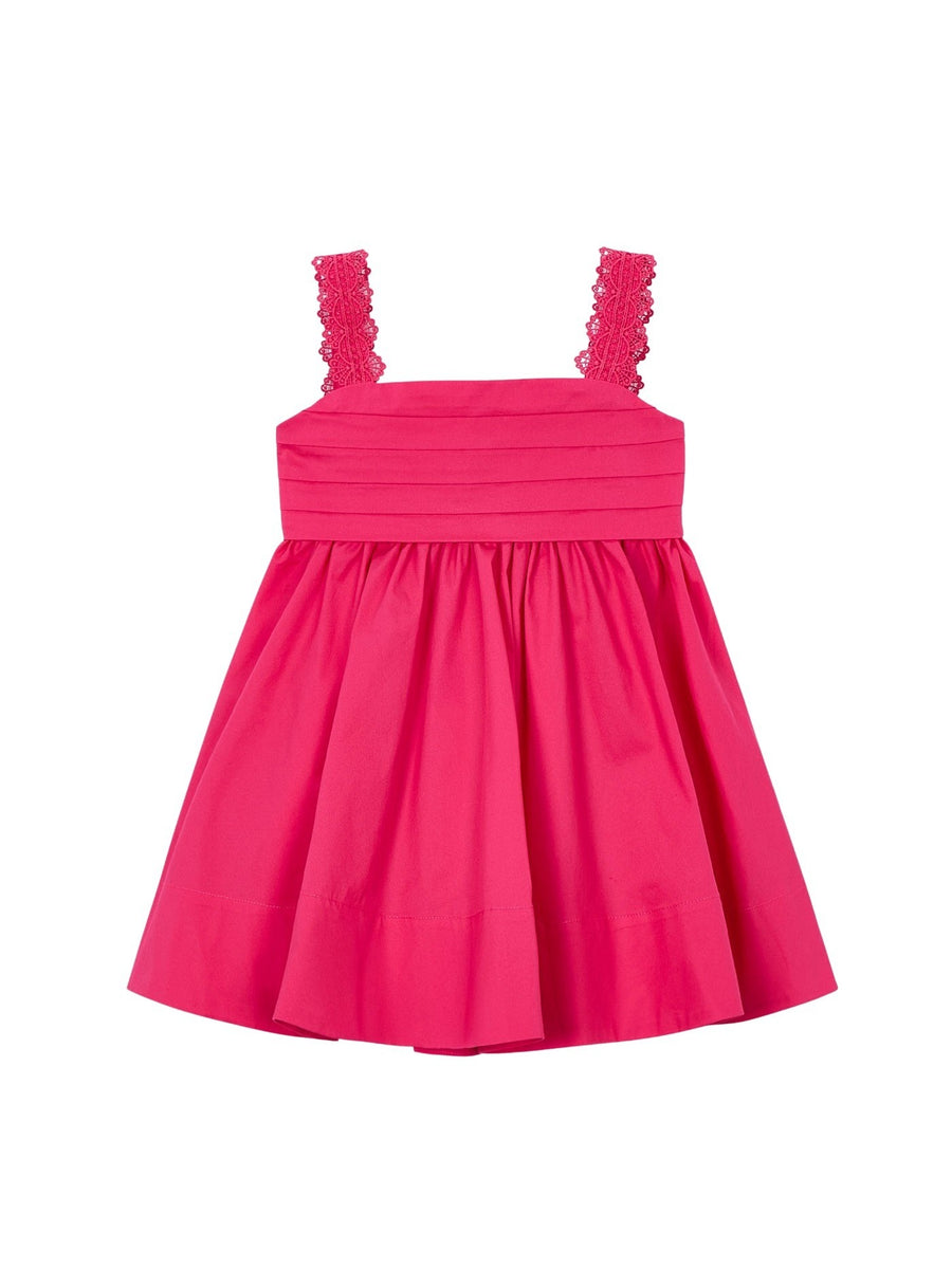 Vestido saten Clavel (Fúcsia)  para Menina - Mayoral