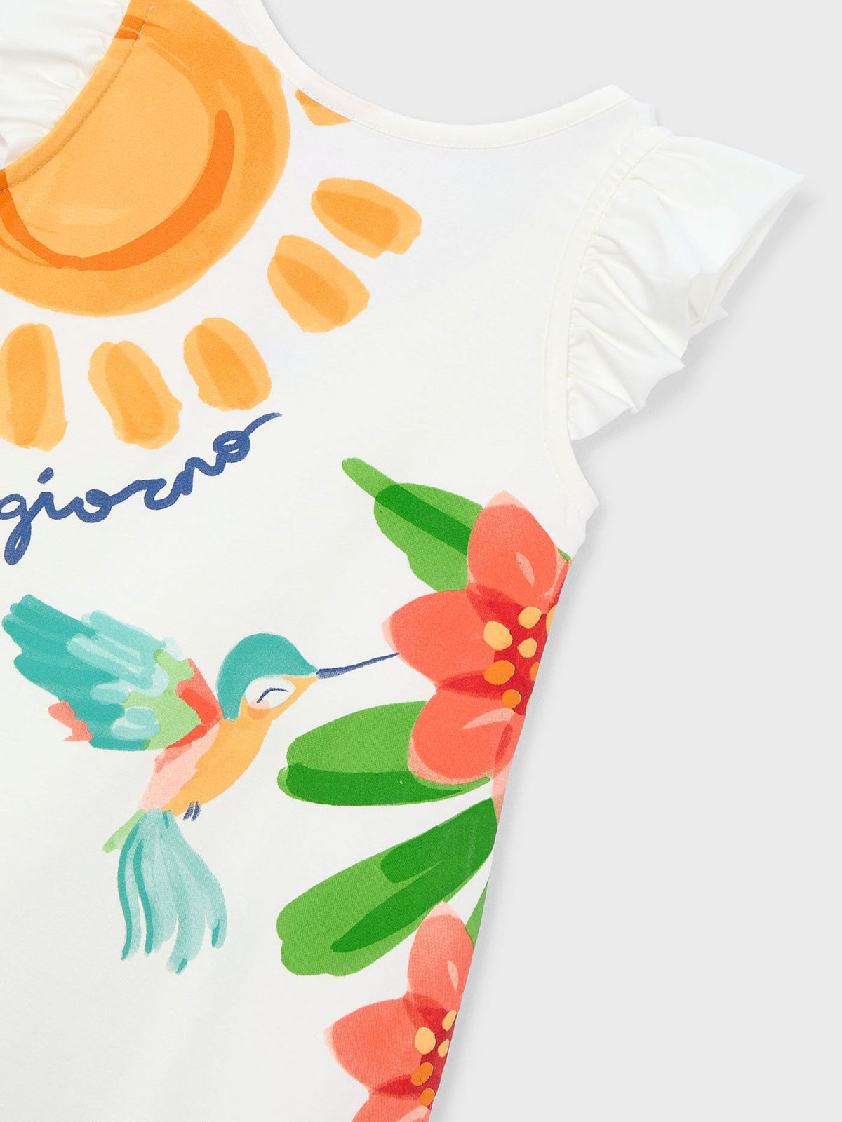 Vestido malha Crú (Creme / Pérola)  para Menina - Mayoral
