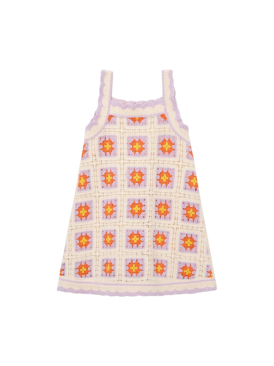 Vestido crochet Osso (Creme / Pérola)  para Menina - Mayoral
