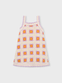 Vestido crochet Osso (Creme / Pérola)  para Menina - Mayoral