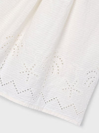 Vestido de algodão perfurado Crú (Creme / Pérola)  para Menina - Mayoral