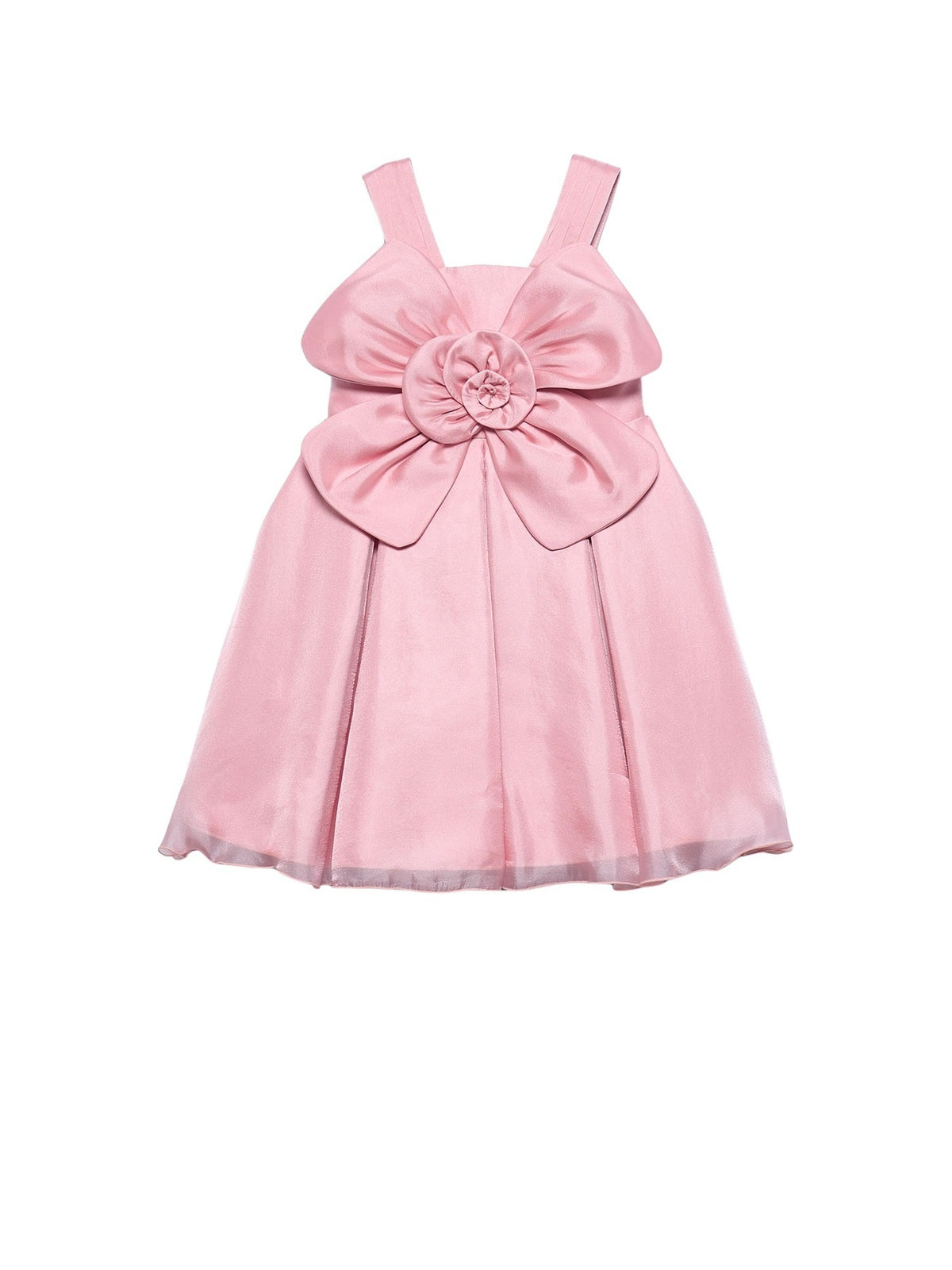 Vestido flor organza Rosa (Rosa)  para Menina - Abel & Lula