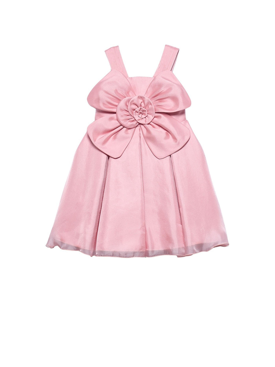 Vestido flor organza Rosa (Rosa)  para Menina - Abel & Lula