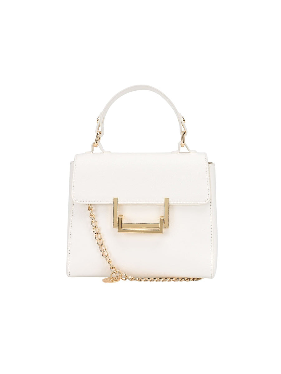 Bolsa solapa Nata (Creme / Pérola)  para Menina - Abel & Lula