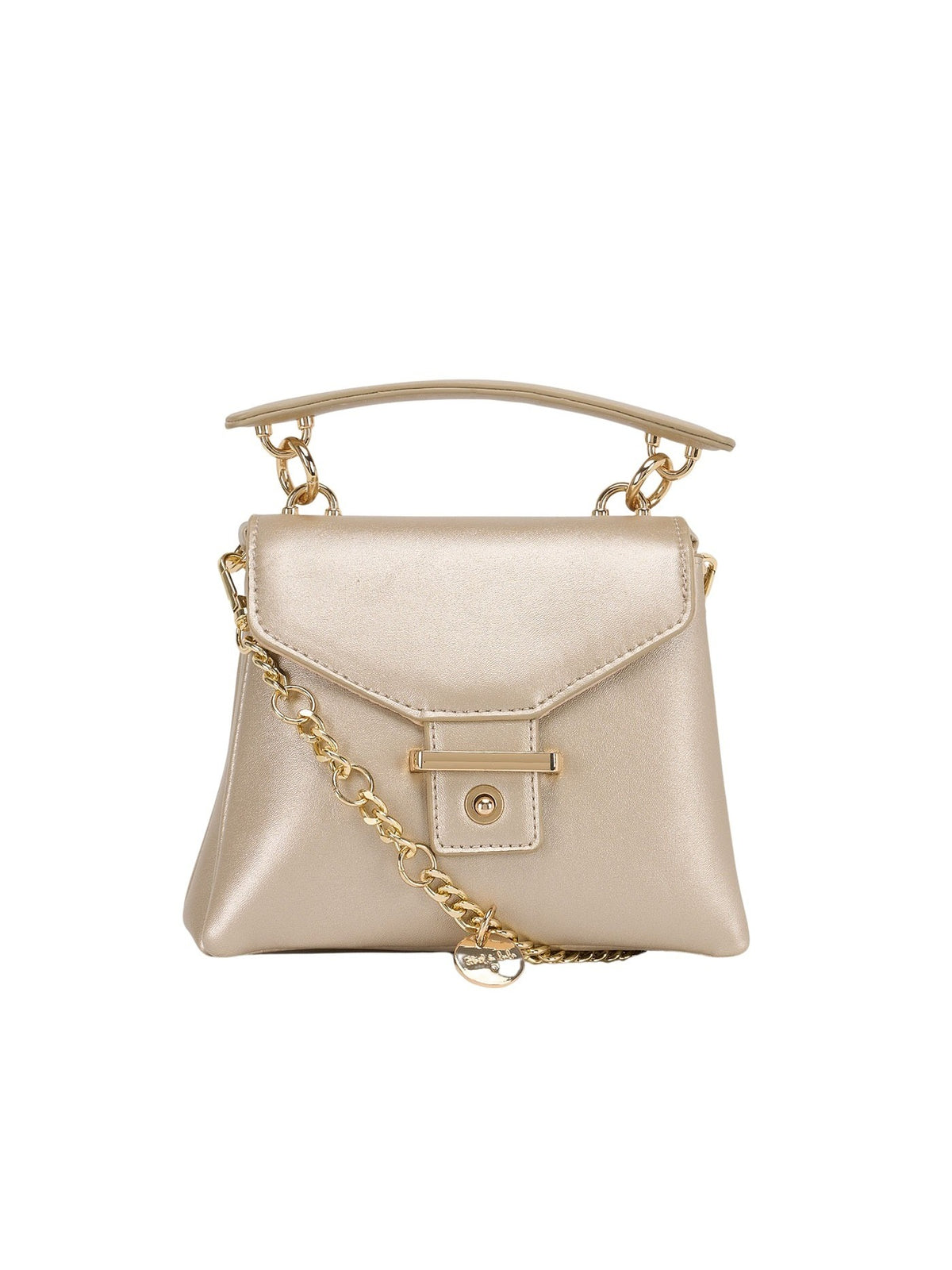 Bolsa trapecio Champanhe (Dourado)  para Menina - Abel & Lula