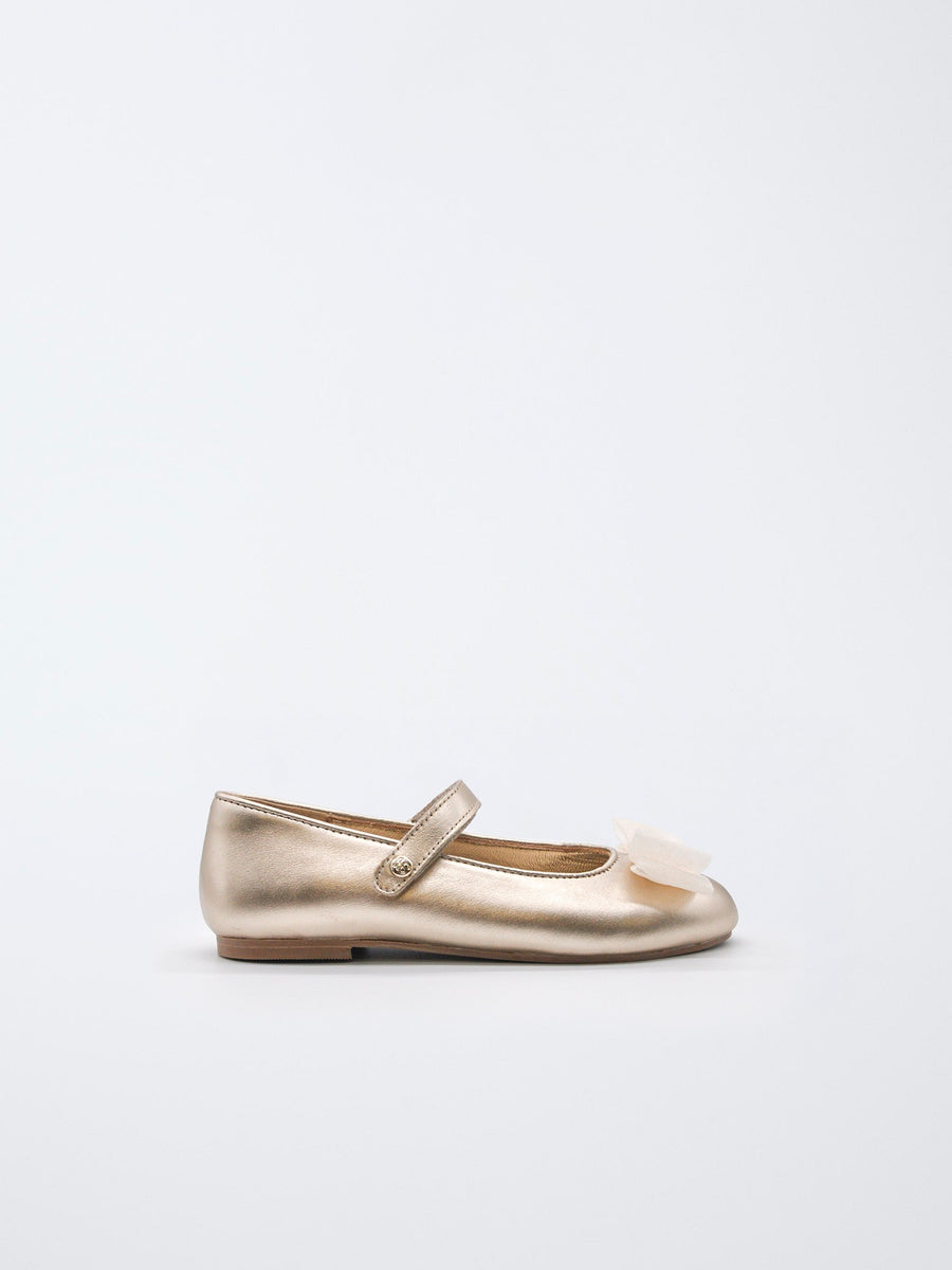 Sabrinas laçada tule Champanhe (Dourado)  para Menina - Abel & Lula