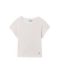 T´shirt canale Osso (Creme / Pérola)  para Menina - Mayoral