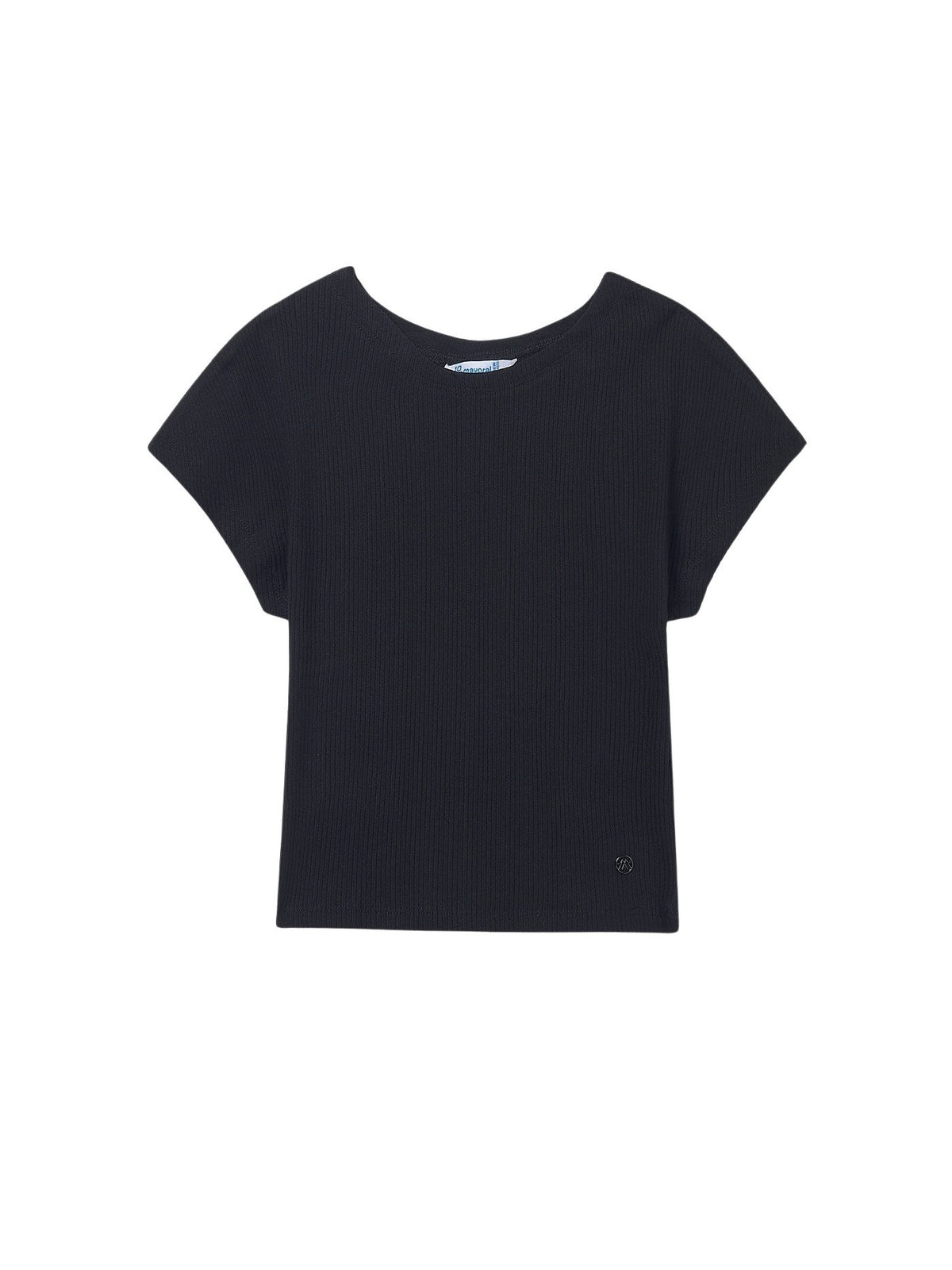 T´shirt canale Preto (Preto)  para Menina - Mayoral