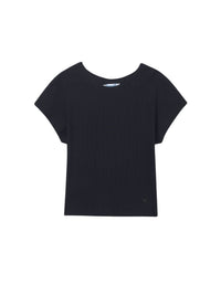 T´shirt canale Preto (Preto)  para Menina - Mayoral