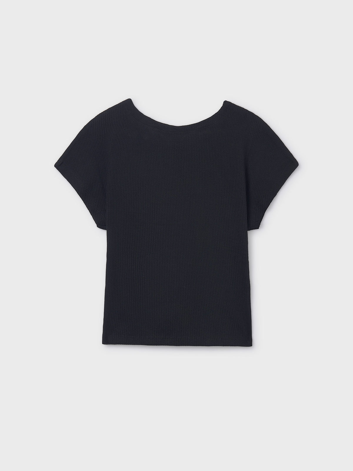 T´shirt canale Preto (Preto)  para Menina - Mayoral