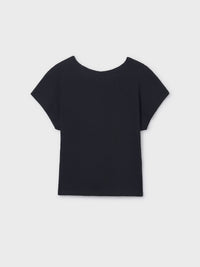 T´shirt canale Preto (Preto)  para Menina - Mayoral