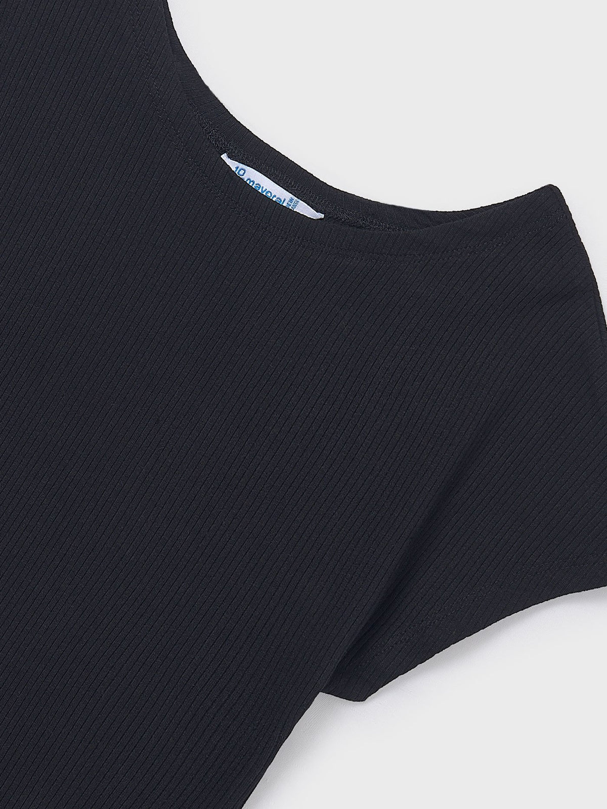 T´shirt canale Preto (Preto)  para Menina - Mayoral