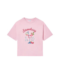 Camiseta m/cta gráfica Rubor (Rosa)  para Menina - Mayoral