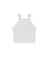 Top tira guipur Branco (Branco)  para Menina - Mayoral