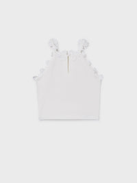 Top tira guipur Branco (Branco)  para Menina - Mayoral