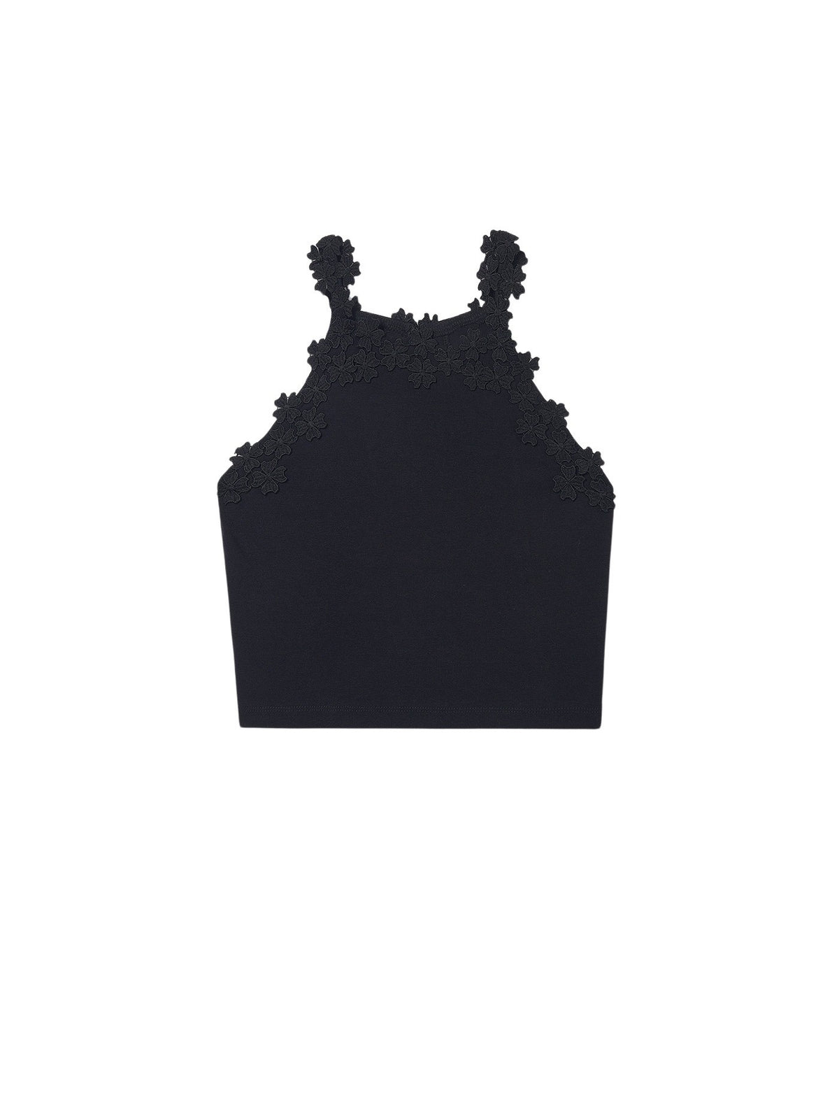 Top tira guipur Preto (Preto)  para Menina - Mayoral