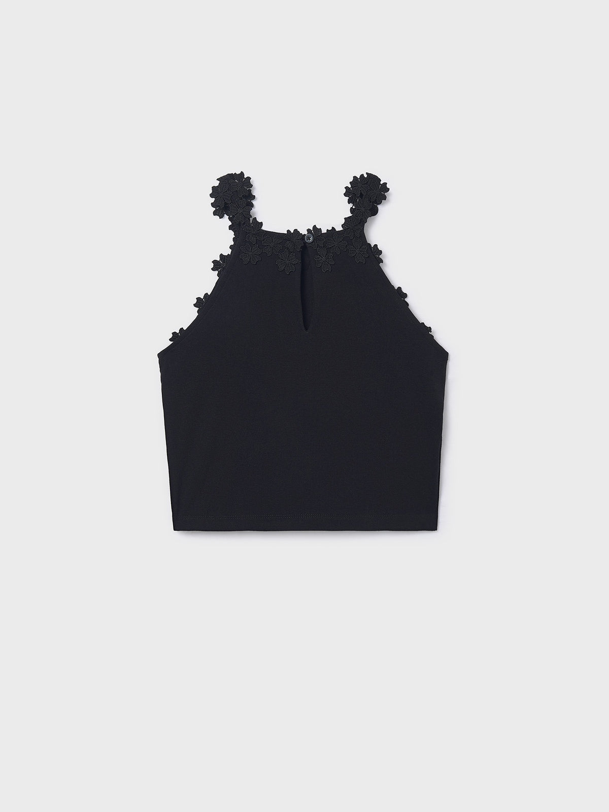 Top tira guipur Preto (Preto)  para Menina - Mayoral