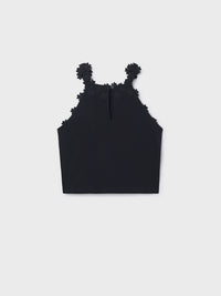 Top tira guipur Preto (Preto)  para Menina - Mayoral
