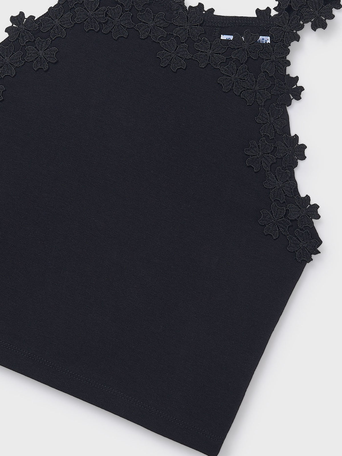 Top tira guipur Preto (Preto)  para Menina - Mayoral
