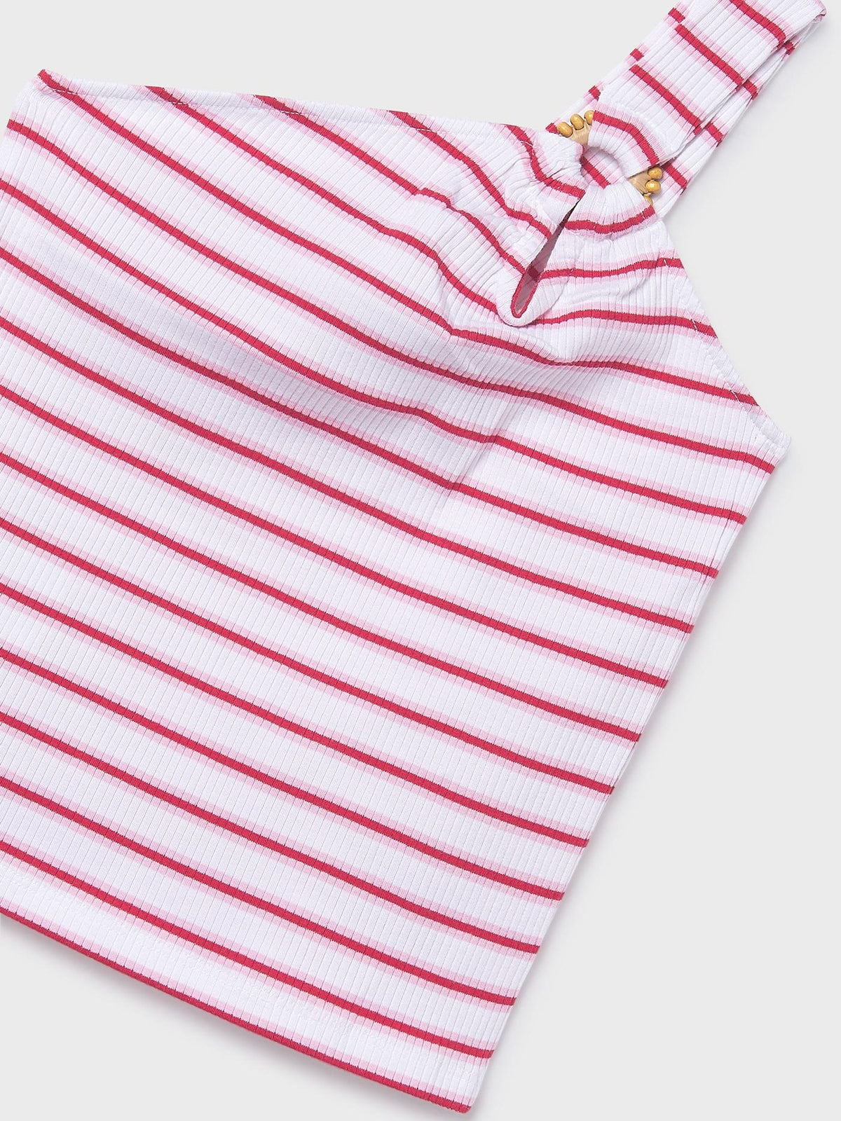 Camiseta caviada Bco-cereja (Vermelho)  para Menina - Mayoral