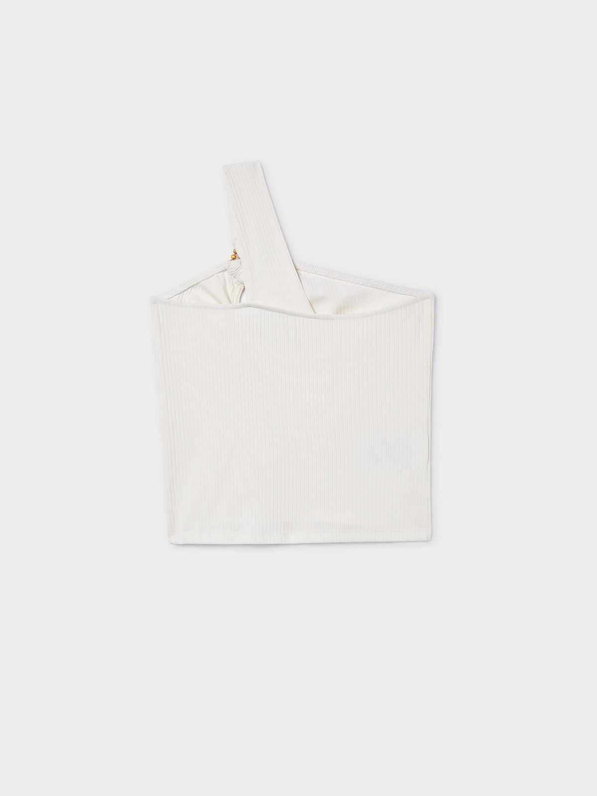 Camiseta caviada Crú (Creme / Pérola)  para Menina - Mayoral