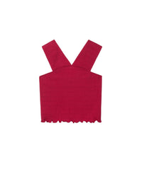 Top alças franzida Cereja (Vermelho)  para Menina - Mayoral